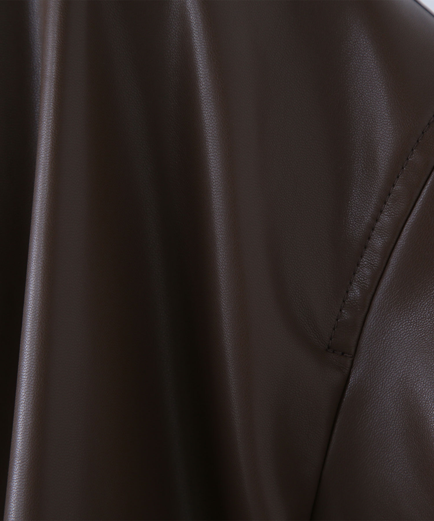  「フェイクレザードロストブルゾン」|ブルゾン・スタジャン|