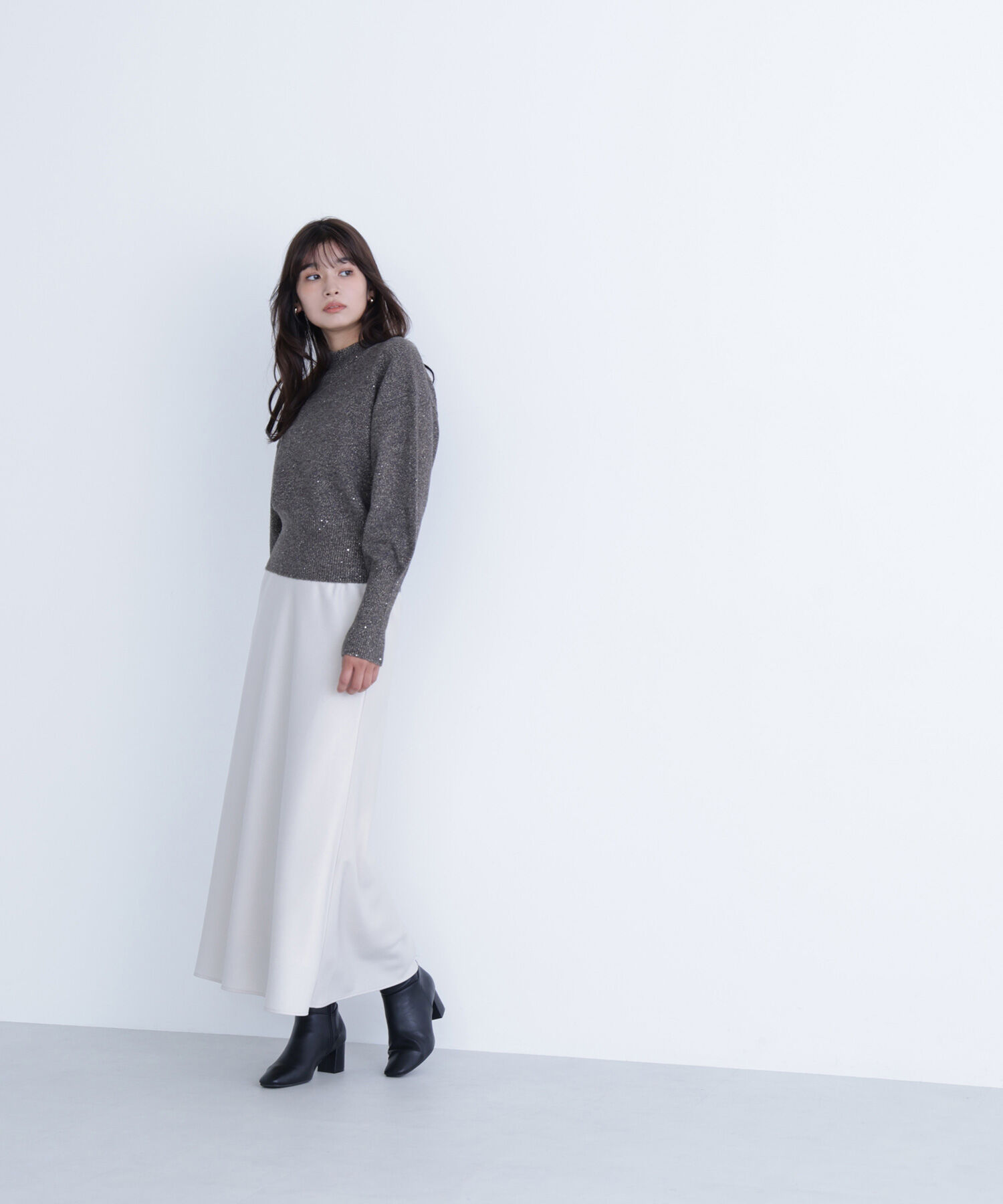  「フラワースパンコールニット」|ニット・セーター|