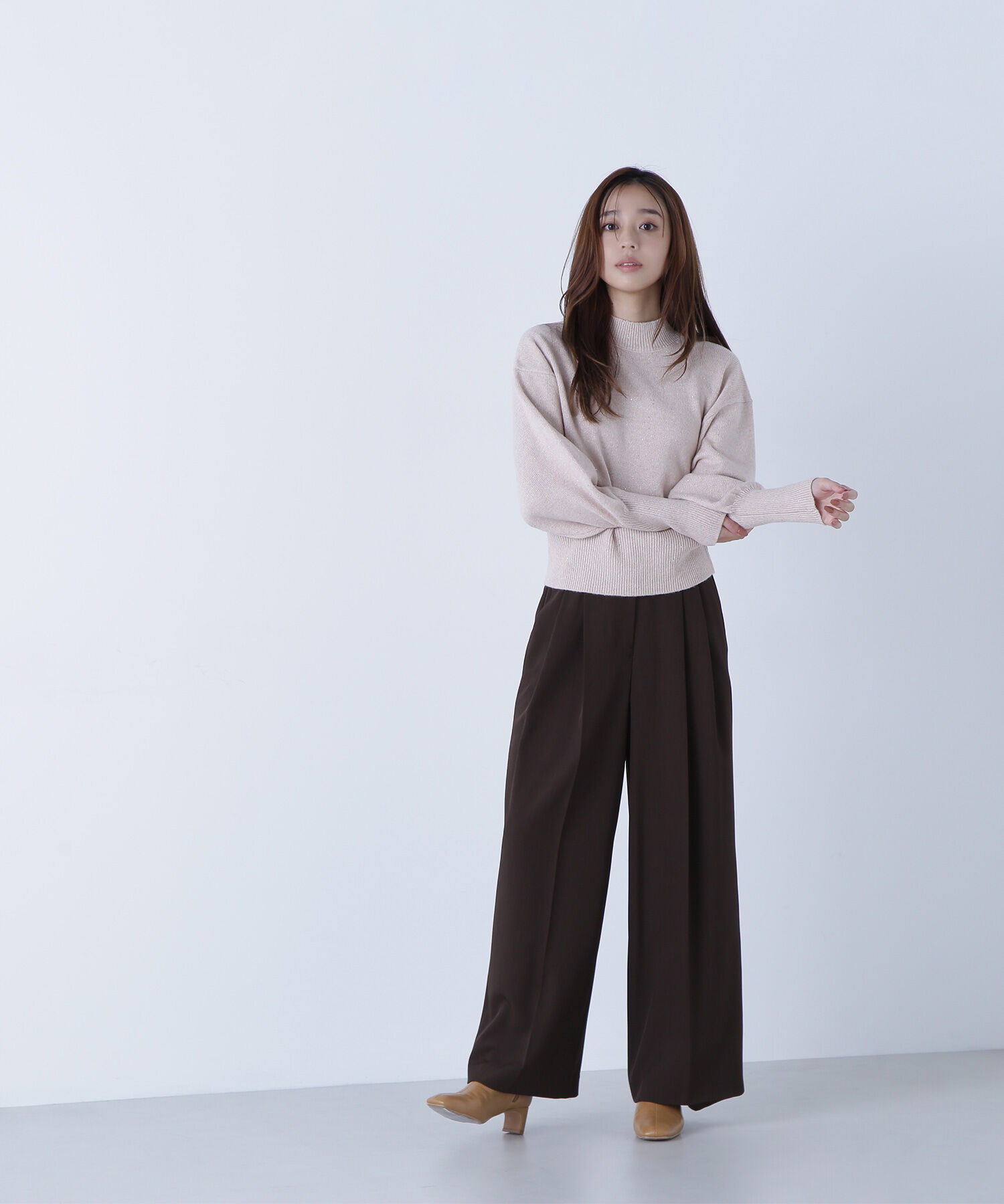  「フラワースパンコールニット」|ニット・セーター|