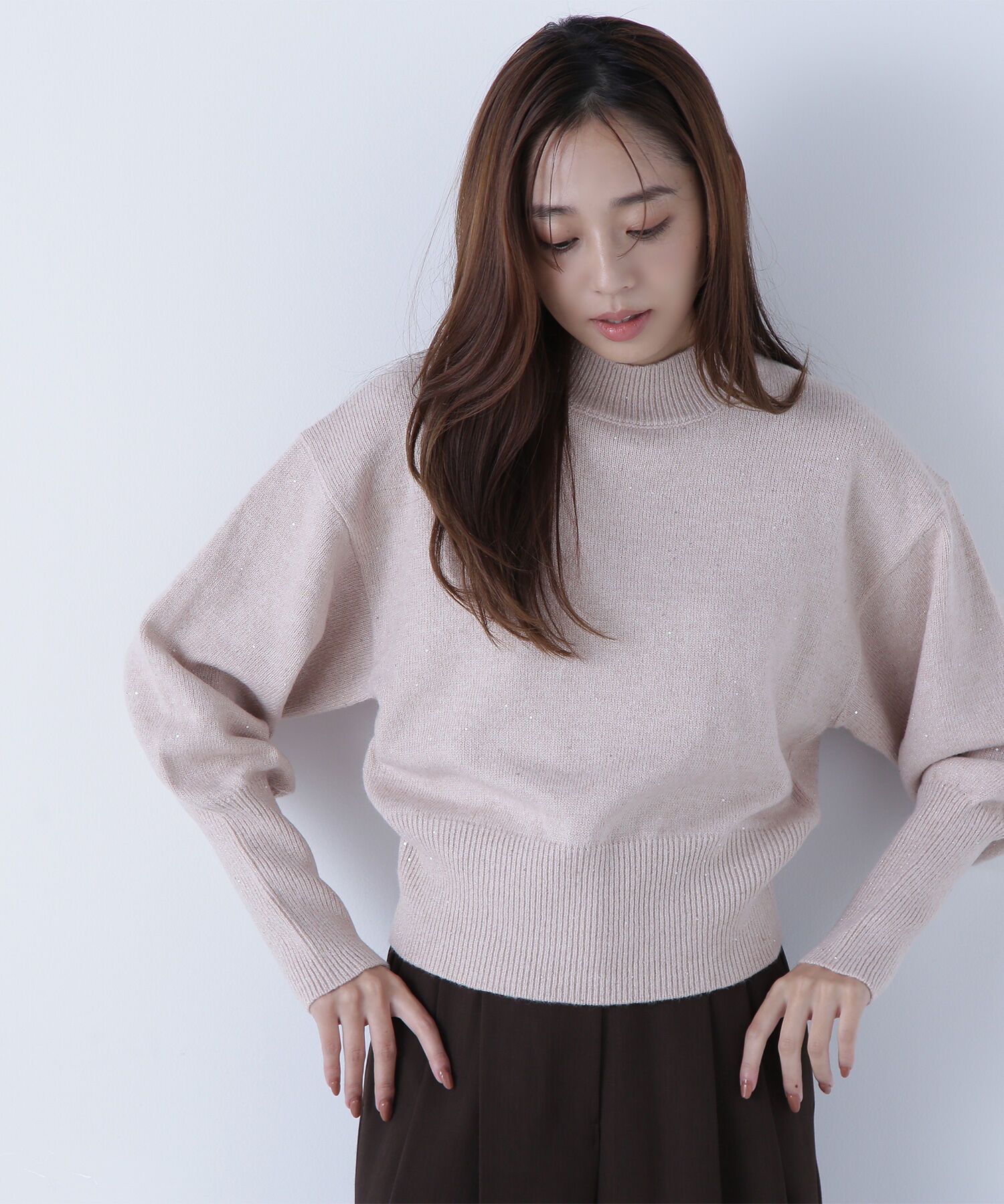  「フラワースパンコールニット」|ニット・セーター|