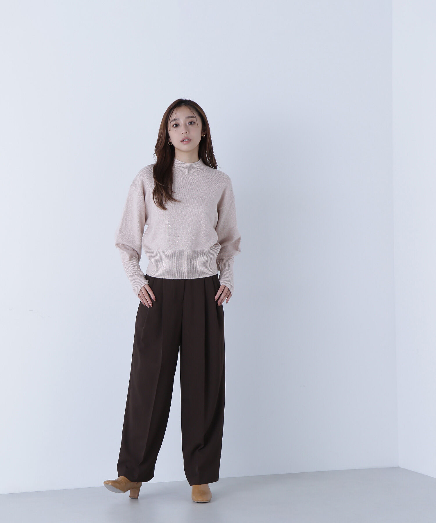  「フラワースパンコールニット」|ニット・セーター|