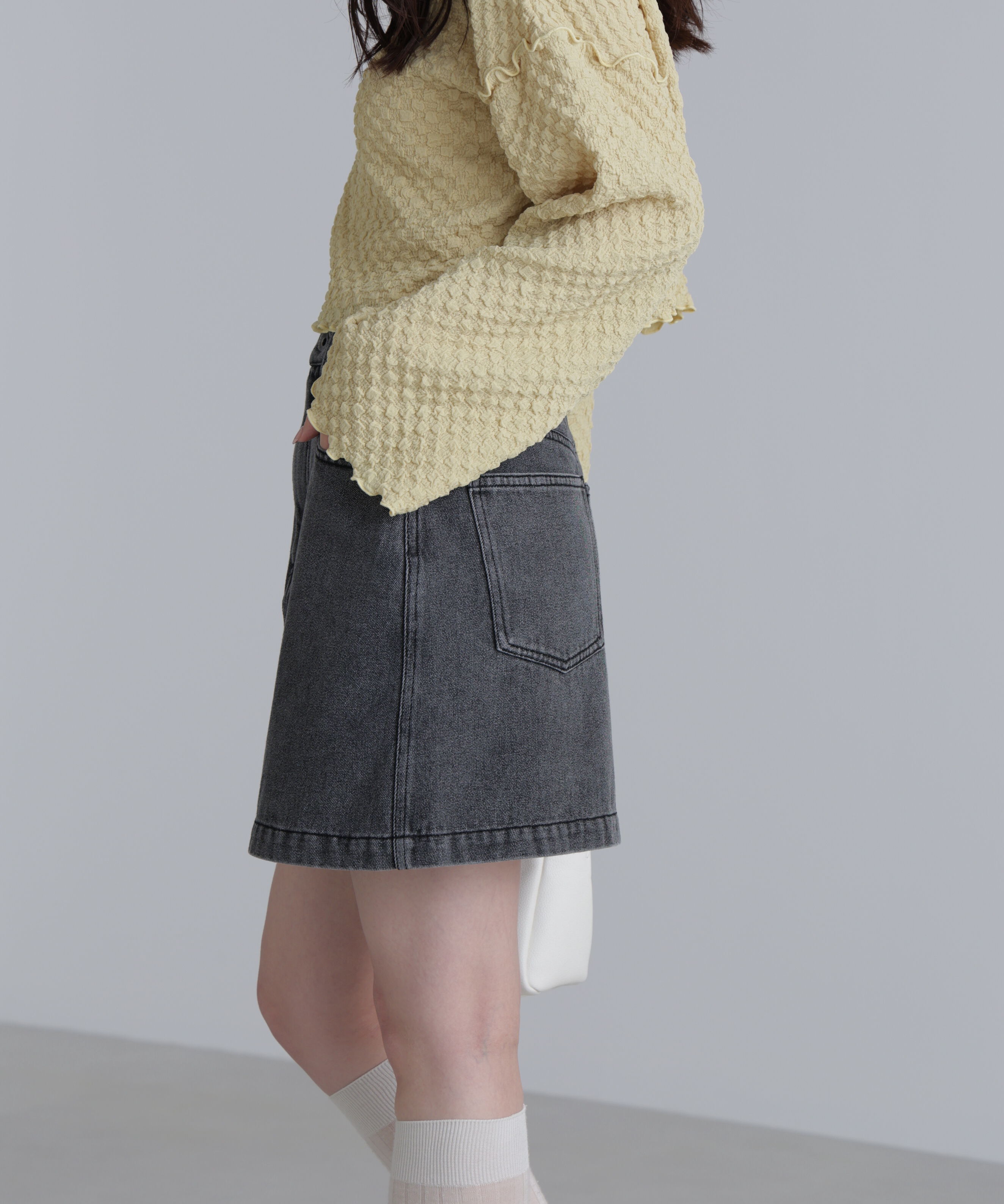  「デニムミニスカート」|スカート|