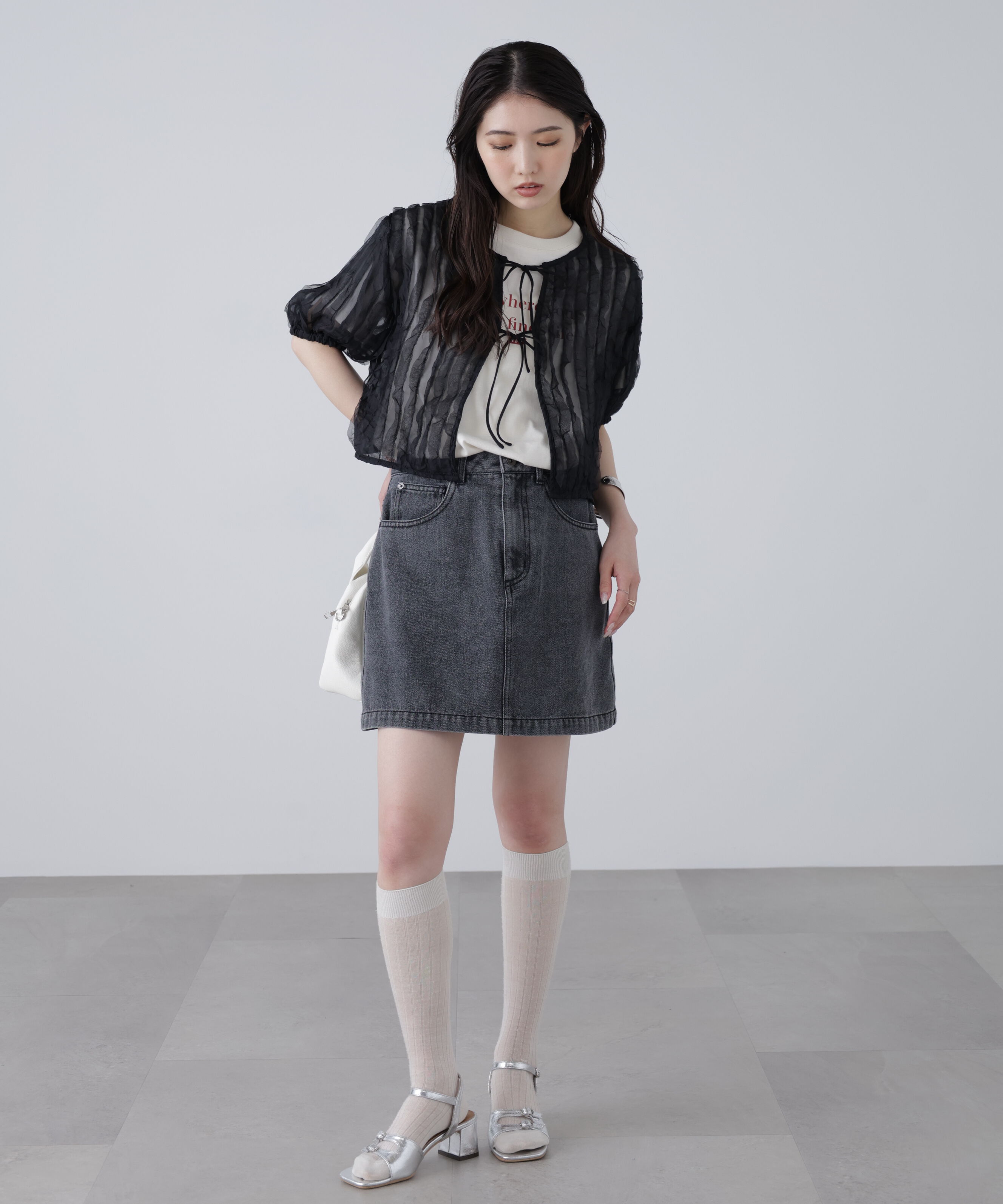  「デニムミニスカート」|スカート|