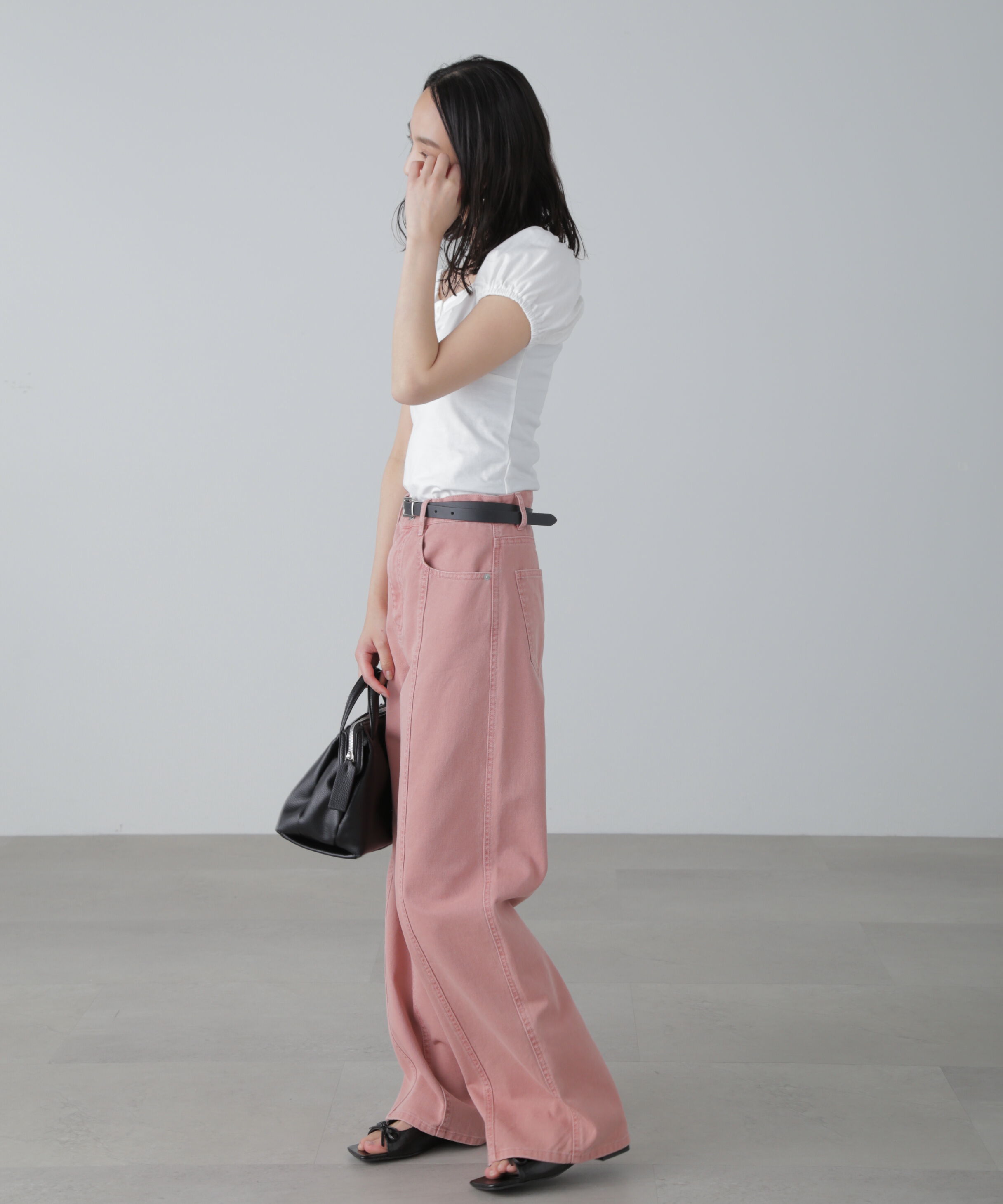  「ワイドストレートカラーパンツ」|その他|