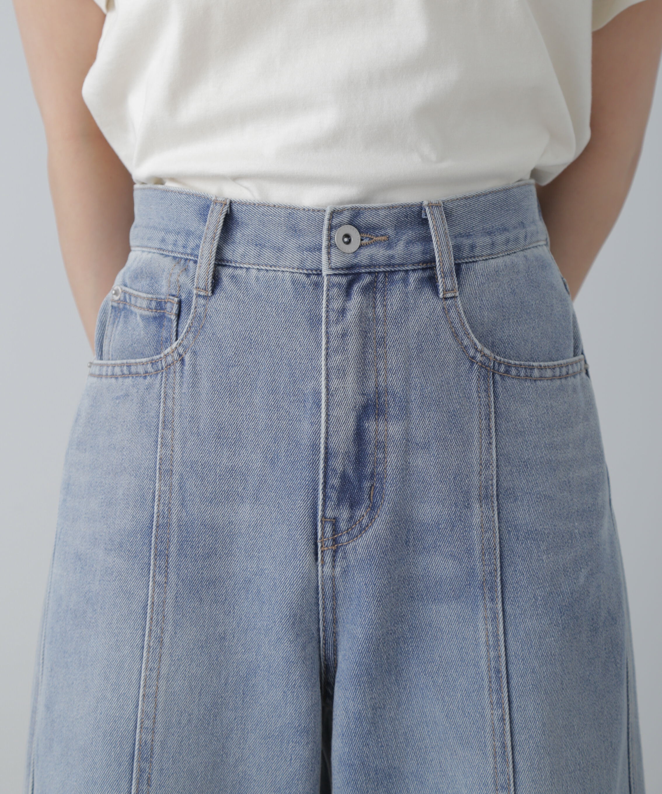  「ワイドストレートカラーパンツ」|その他|