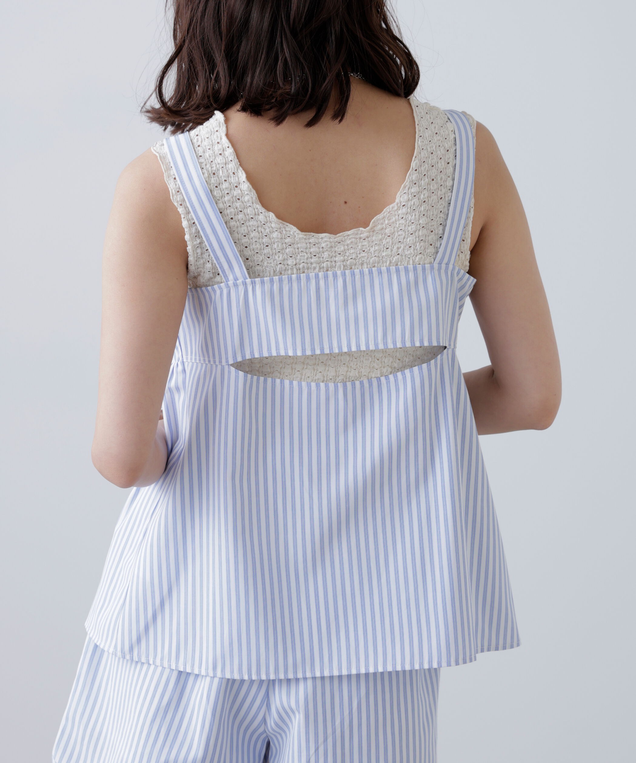  「〈セットアップ対応〉ストライプキャミソール」|シャツ・ブラウス|