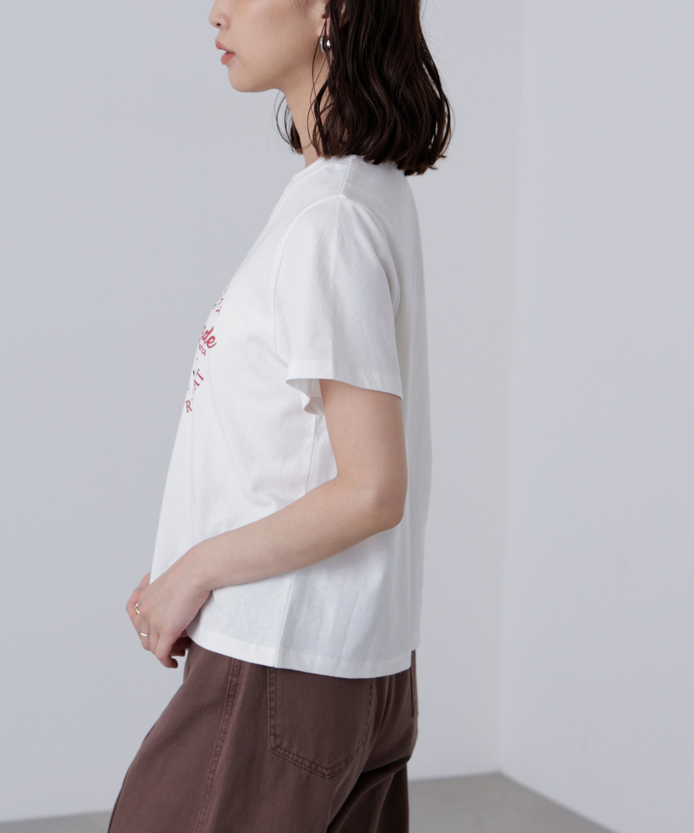  「サークルロゴプリントTシャツ」|Tシャツ・カットソー|