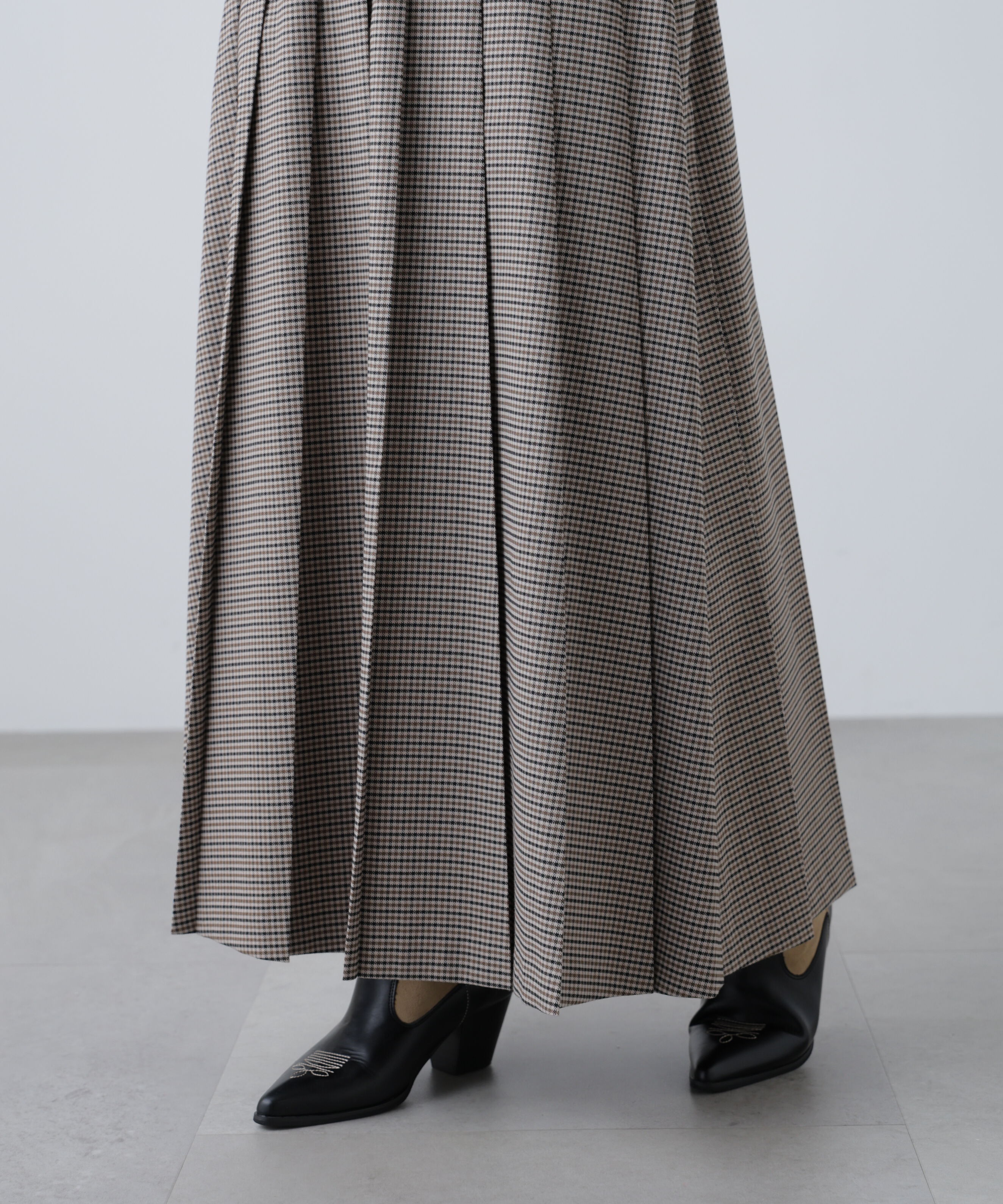  「プリーツロングスカート」|スカート|