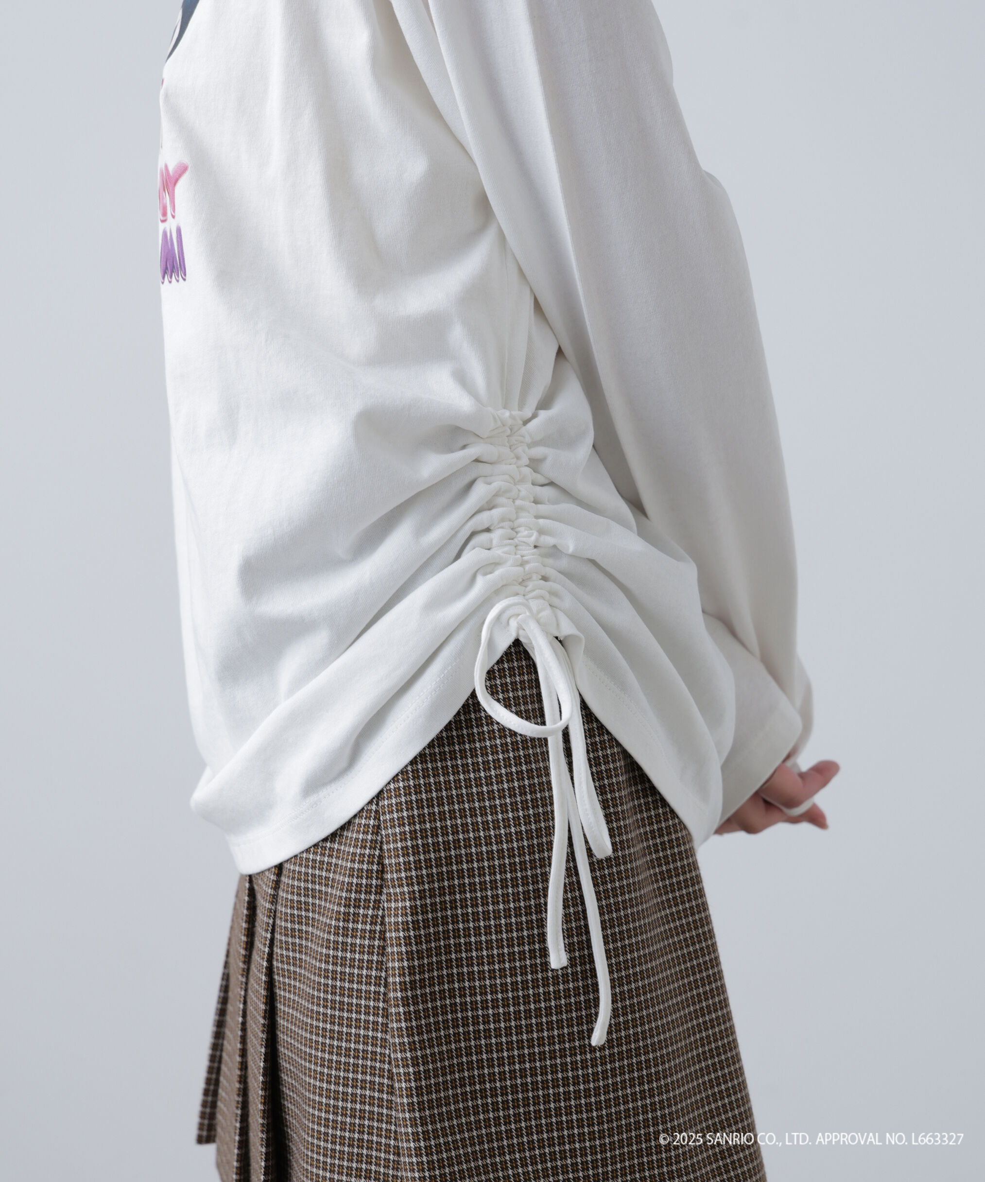  「〈メロクロコラボ〉ロングTシャツ」|Tシャツ・カットソー|