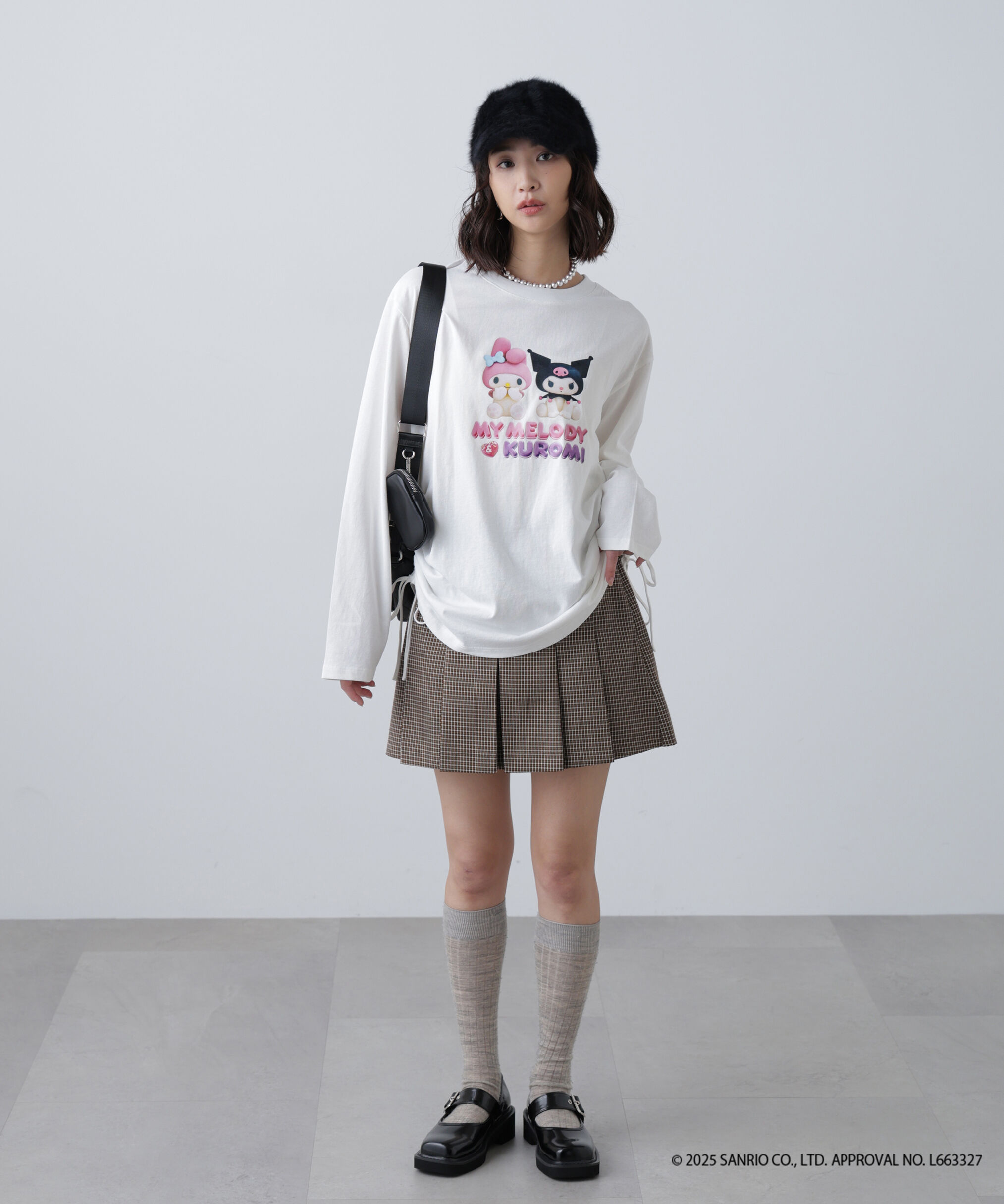  「〈メロクロコラボ〉ロングTシャツ」|Tシャツ・カットソー|