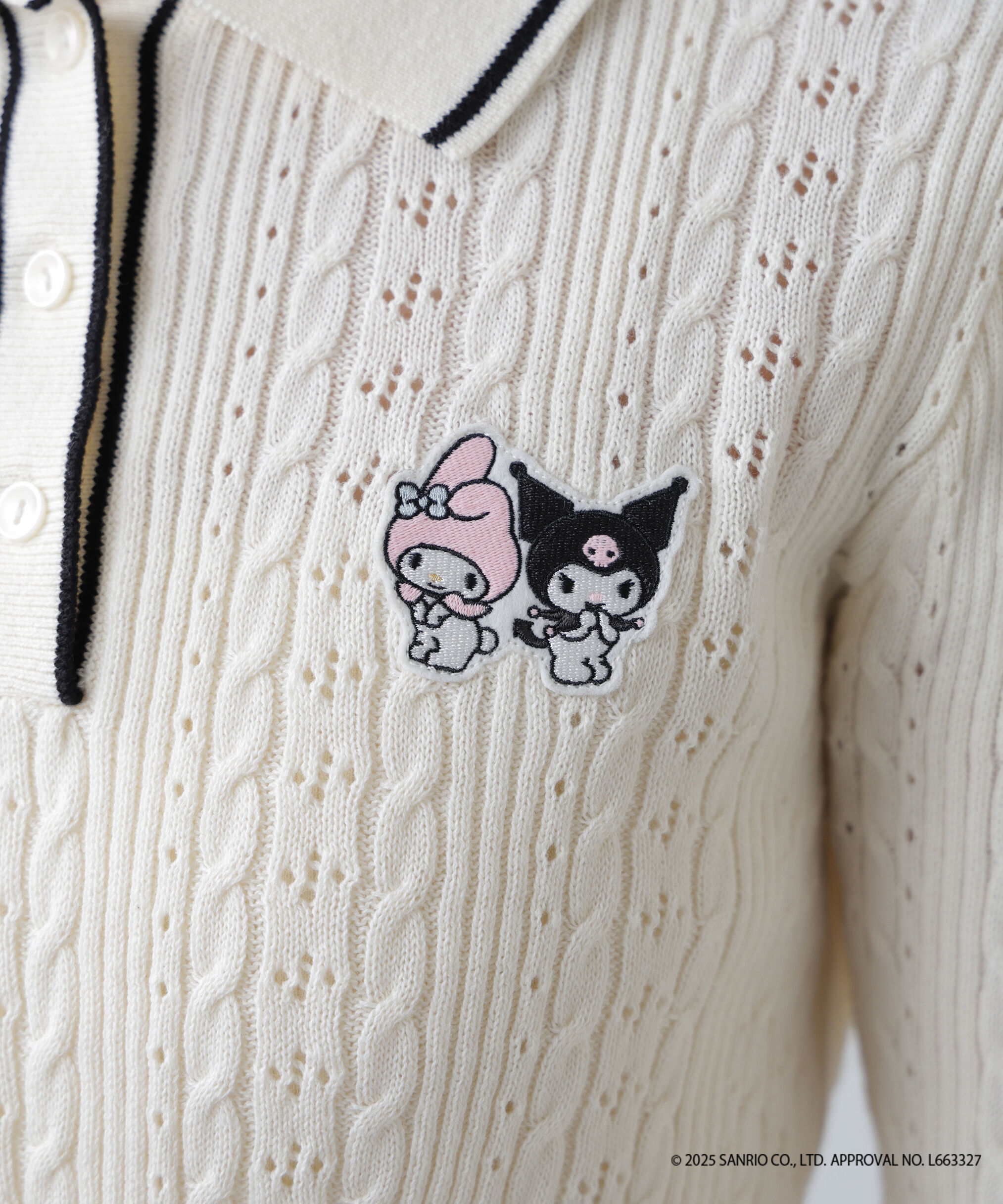  「〈メロクロコラボ〉ニット長袖プルオーバー」|ニット・セーター|