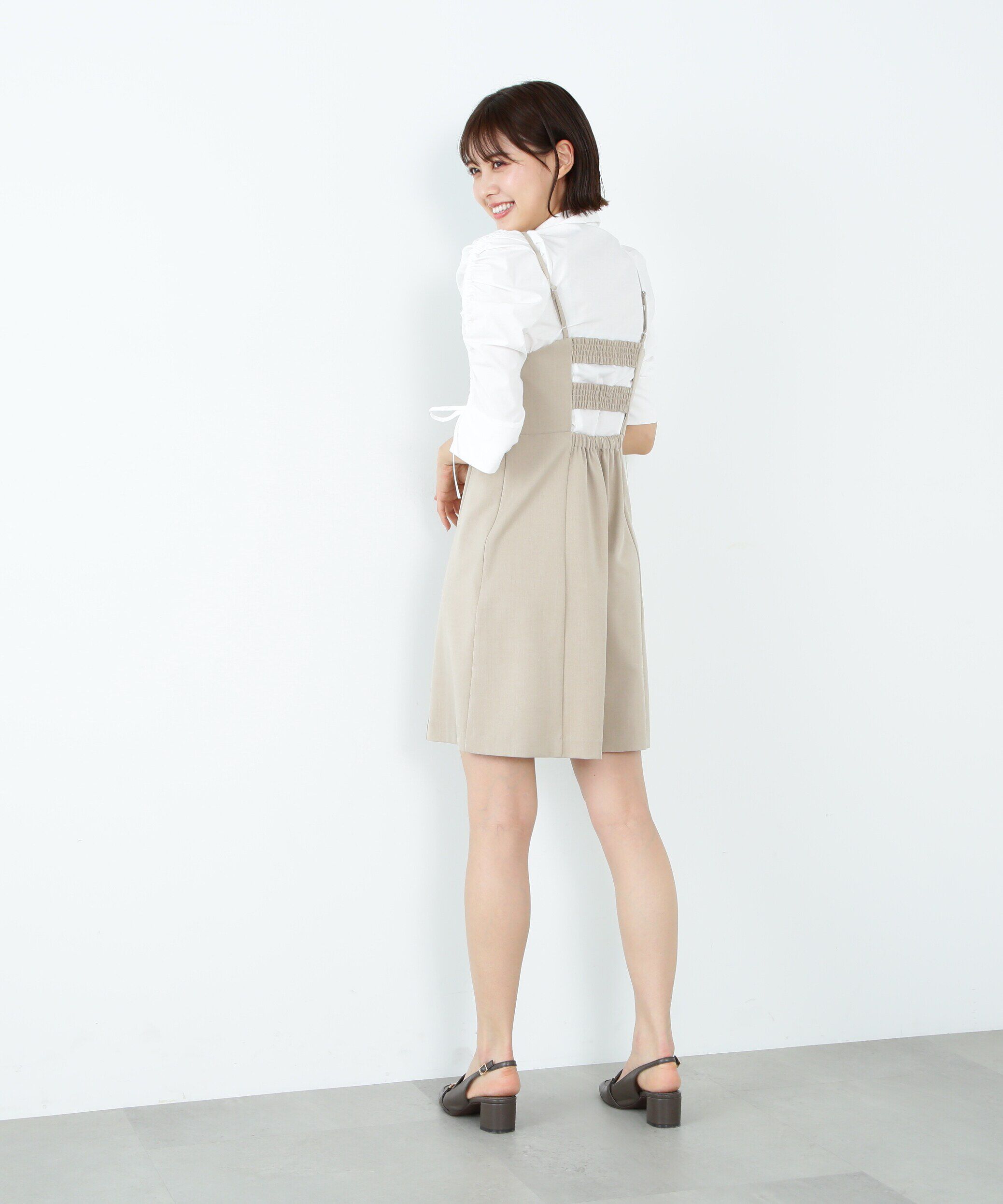  「Aラインミニジャンスカ」|ワンピース|