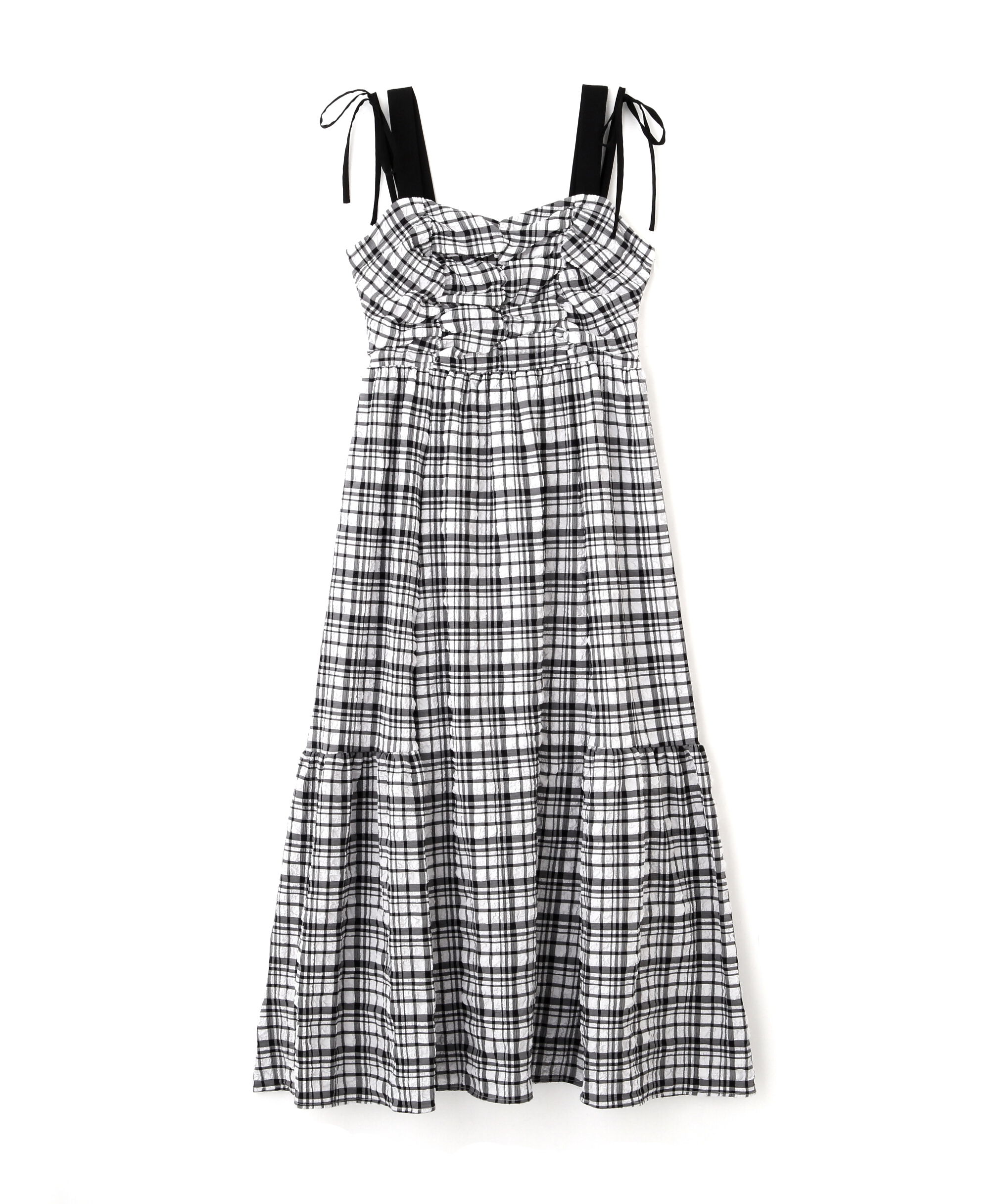  「ショルダーリボンワンピース」|ワンピース|