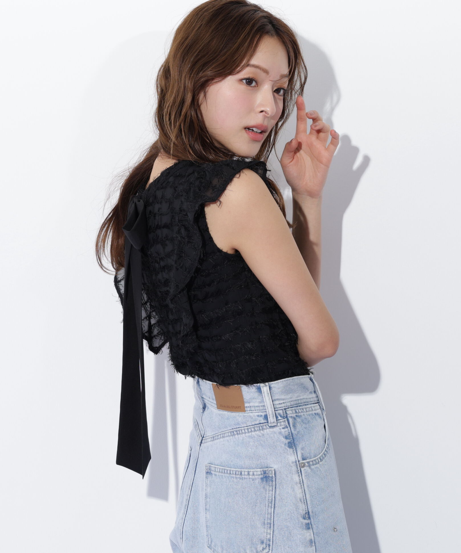  「フェザーチェックブラウス」|シャツ・ブラウス|