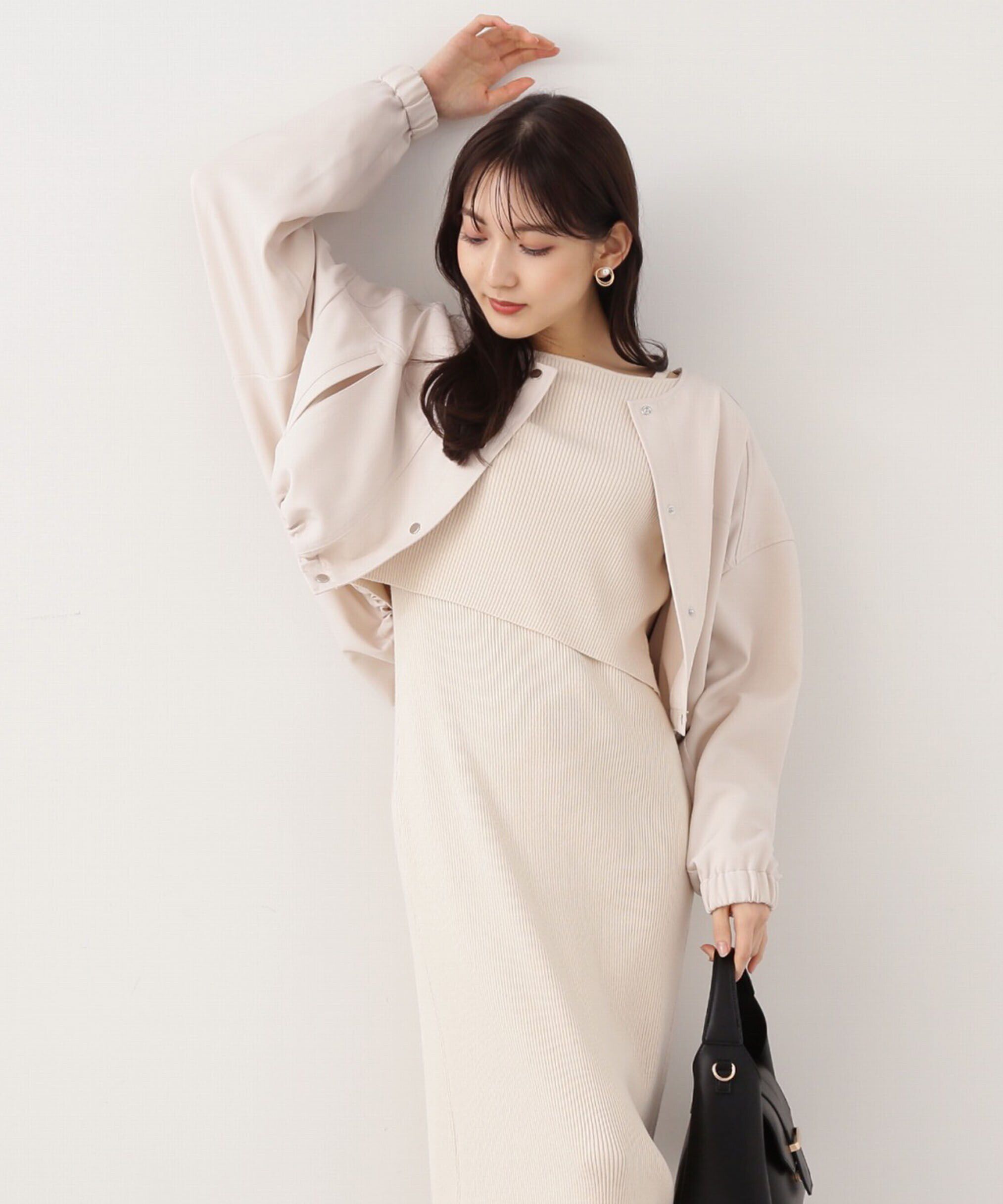 PROPORTION BODY DRESSING「ダブルクロスブルゾン」|ブルゾン・スタジャン|