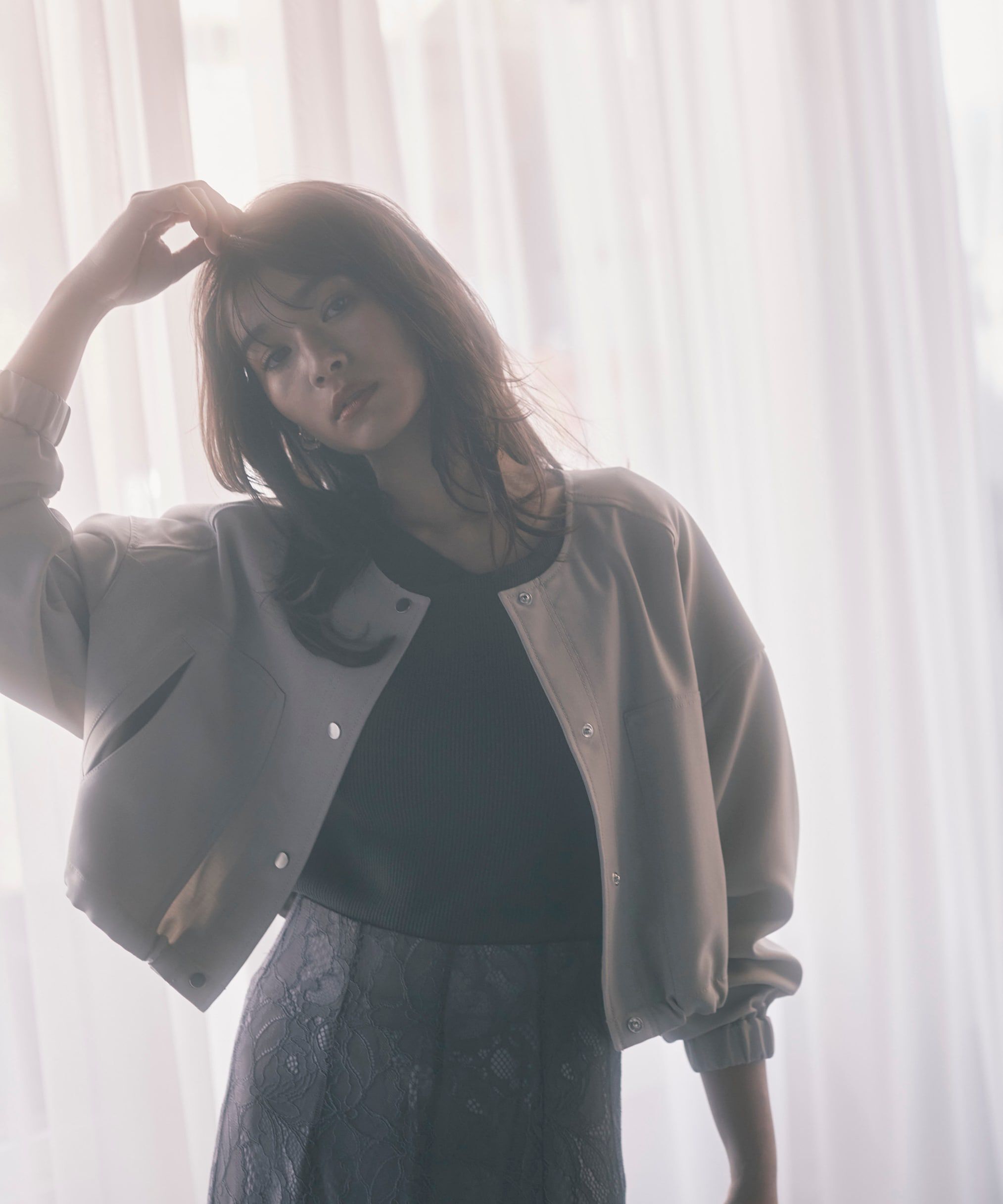 PROPORTION BODY DRESSING「ダブルクロスブルゾン」|ブルゾン・スタジャン|