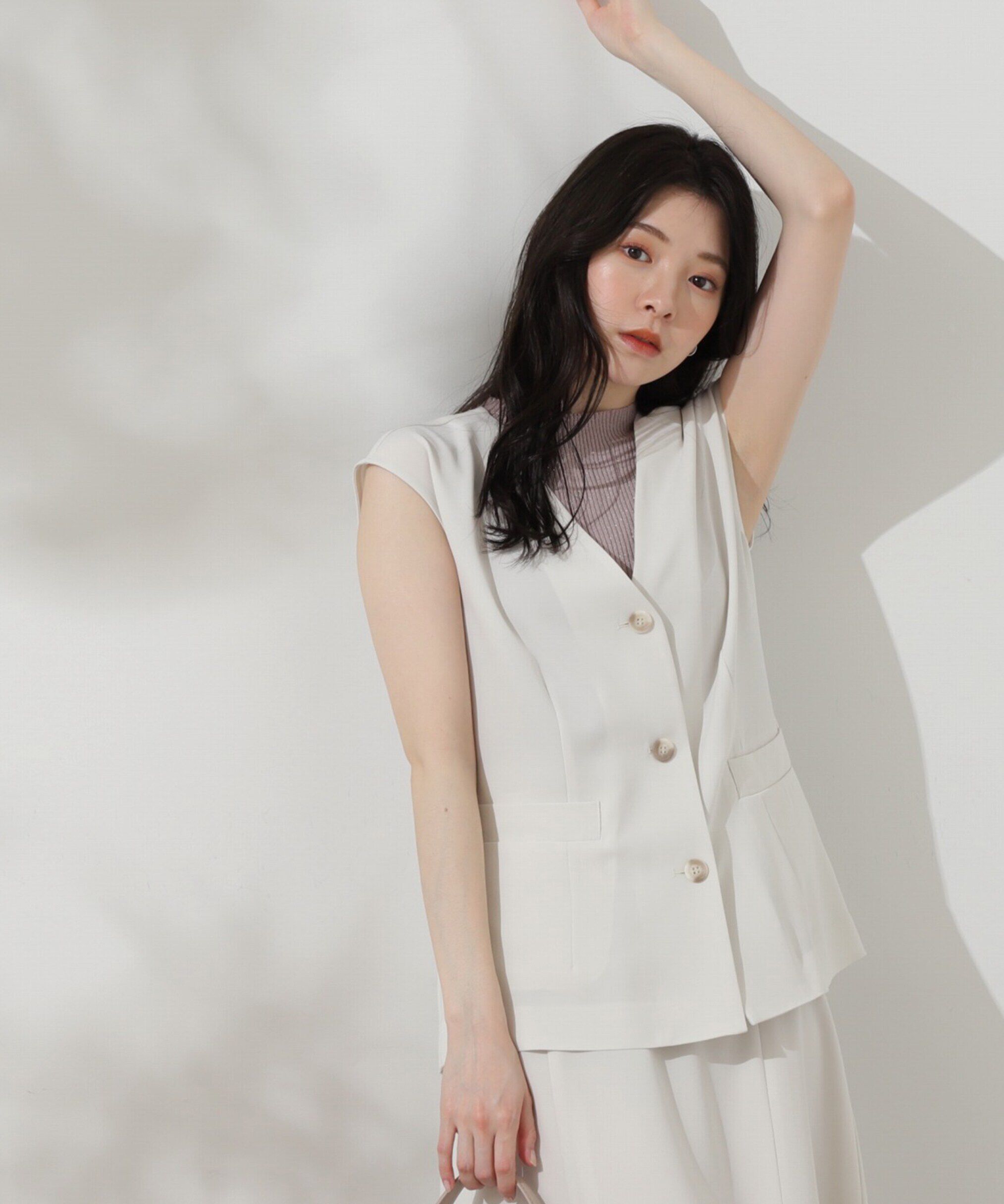 PROPORTION BODY DRESSING「ジレ&times;リブノースリニットセット」|その他|