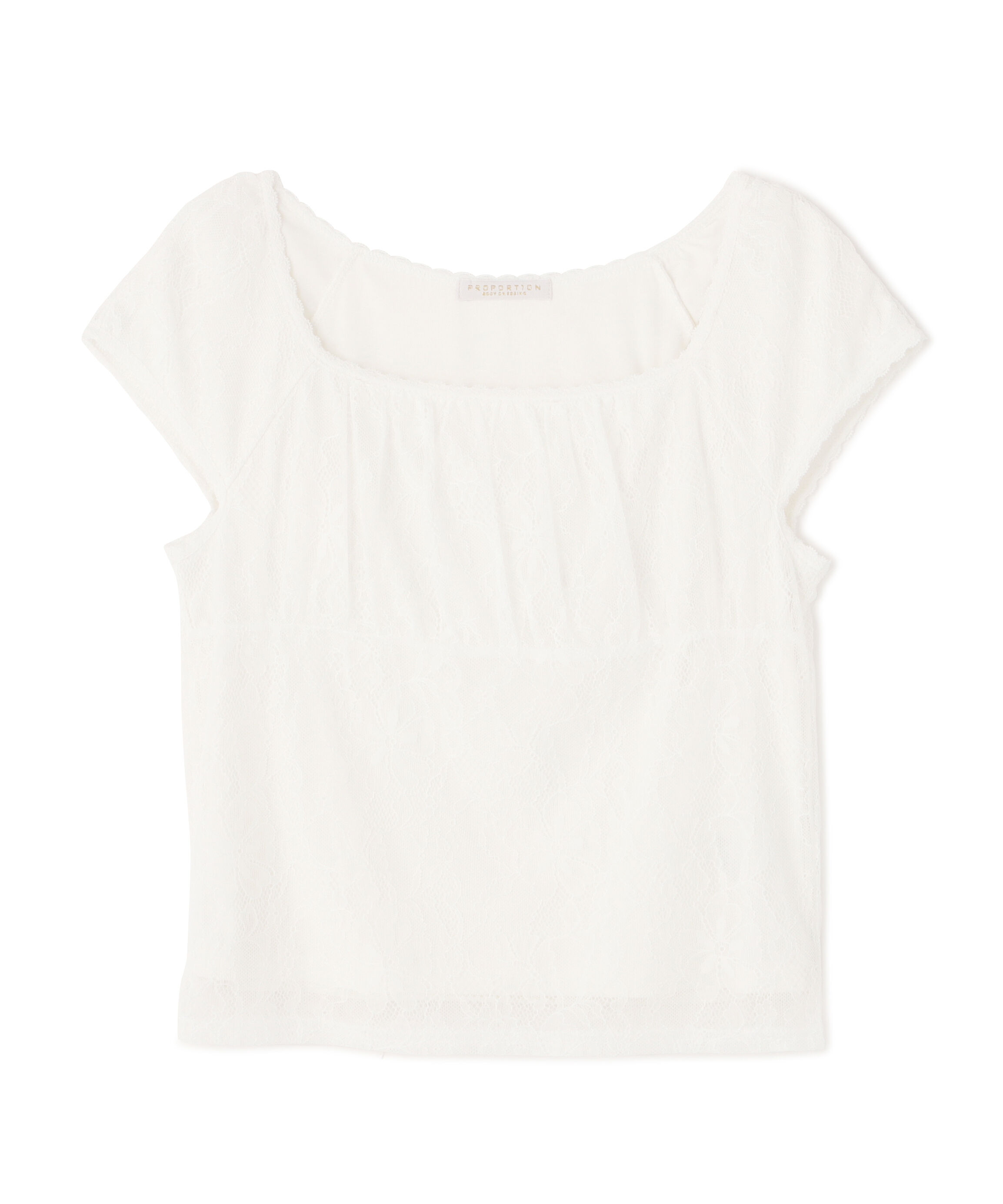 PROPORTION BODY DRESSING「レースプルオーバー」|Tシャツ・カットソー|