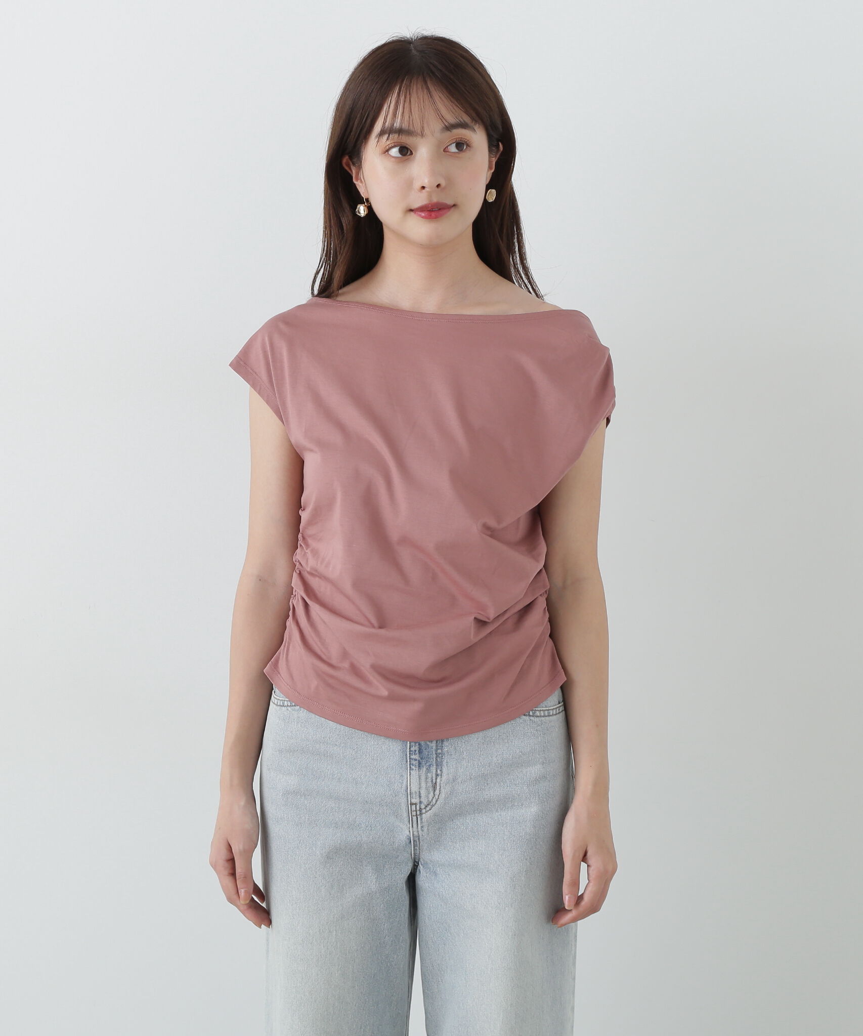 PROPORTION BODY DRESSING「アシメTシャツ」|Tシャツ・カットソー|