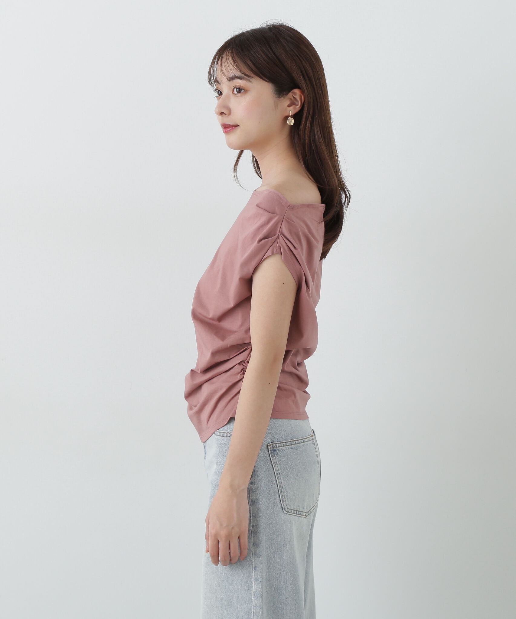 PROPORTION BODY DRESSING「アシメTシャツ」|Tシャツ・カットソー|