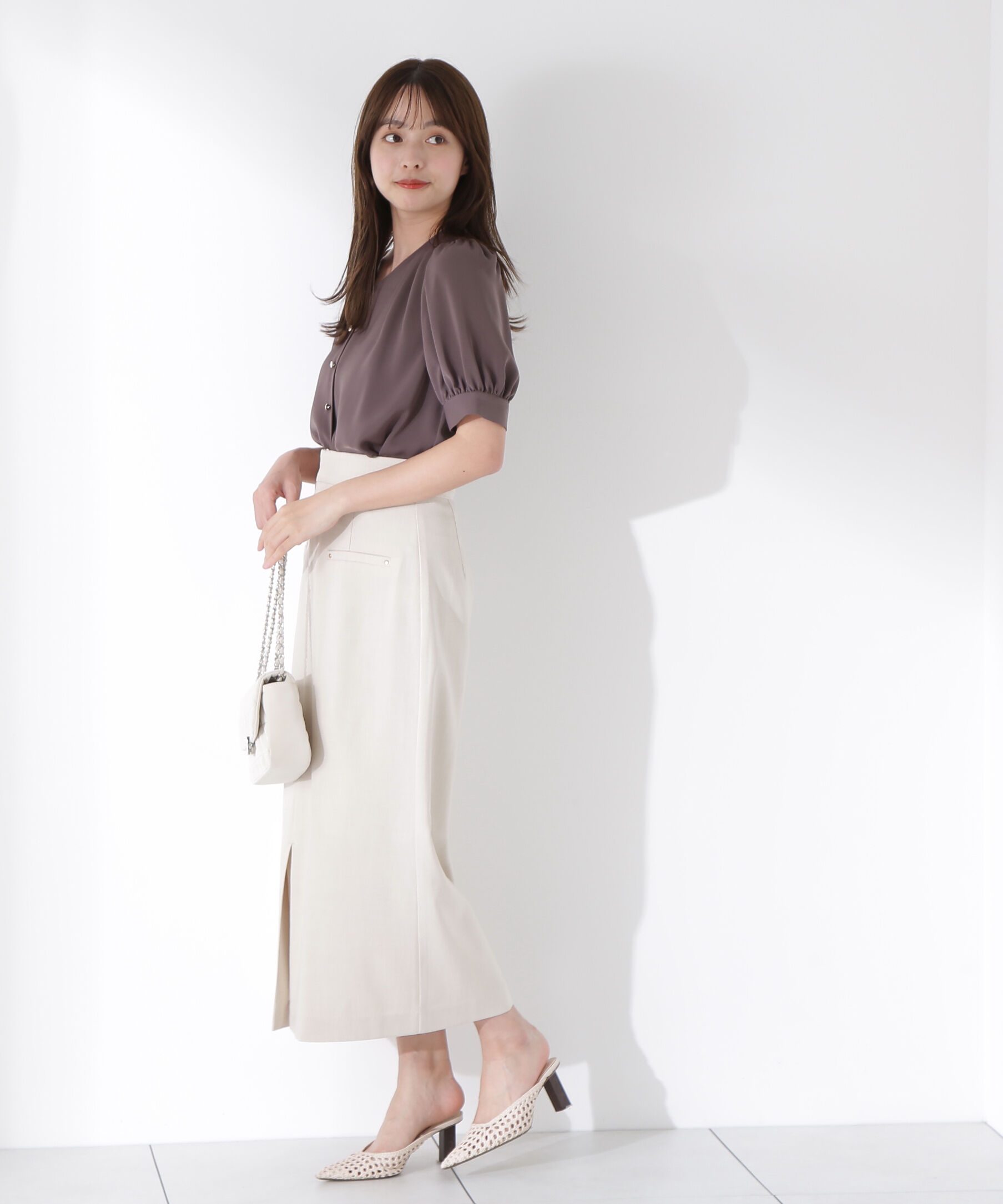 PROPORTION BODY DRESSING「キラボタンブラウス」|シャツ・ブラウス|