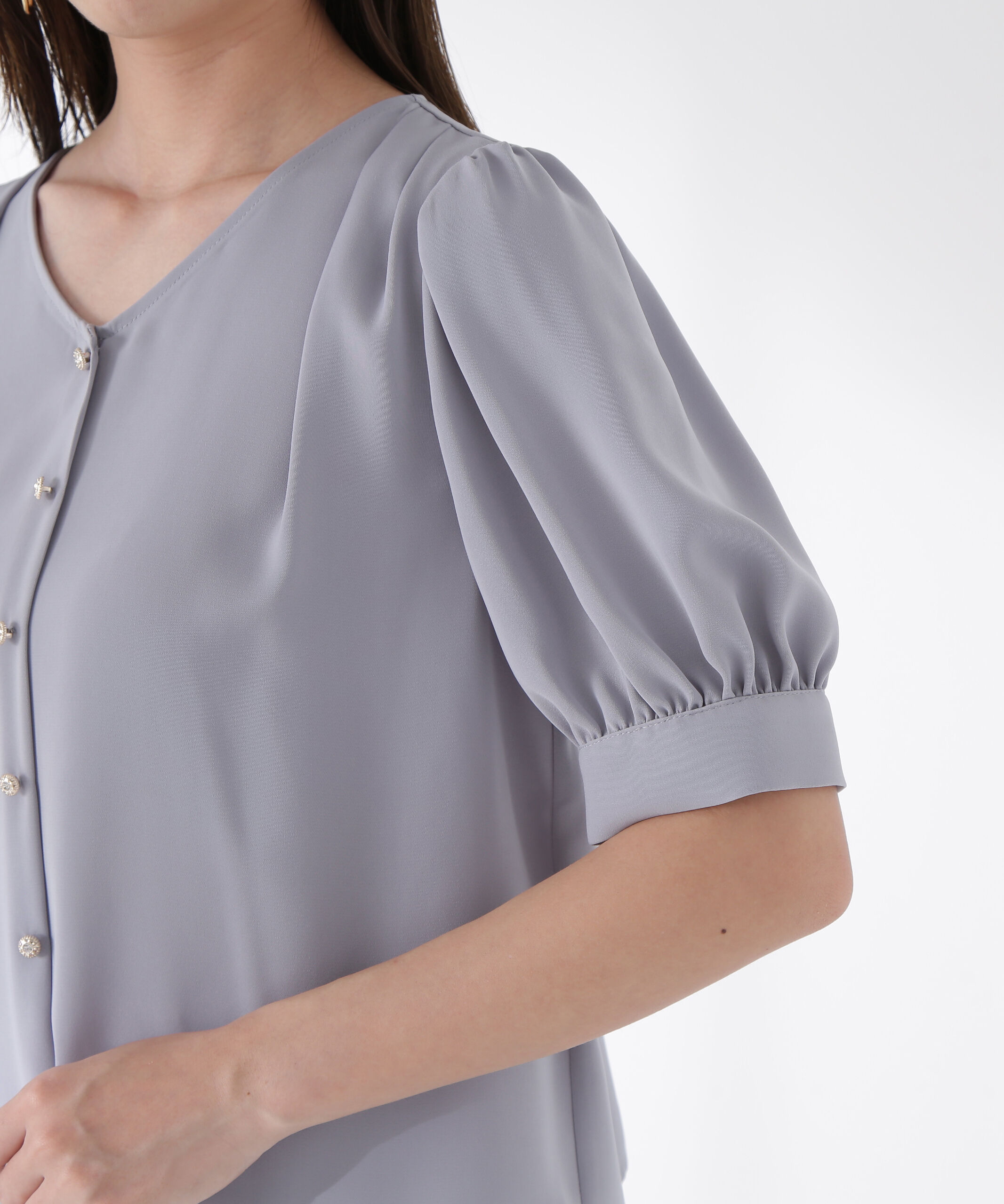 PROPORTION BODY DRESSING「キラボタンブラウス」|シャツ・ブラウス|