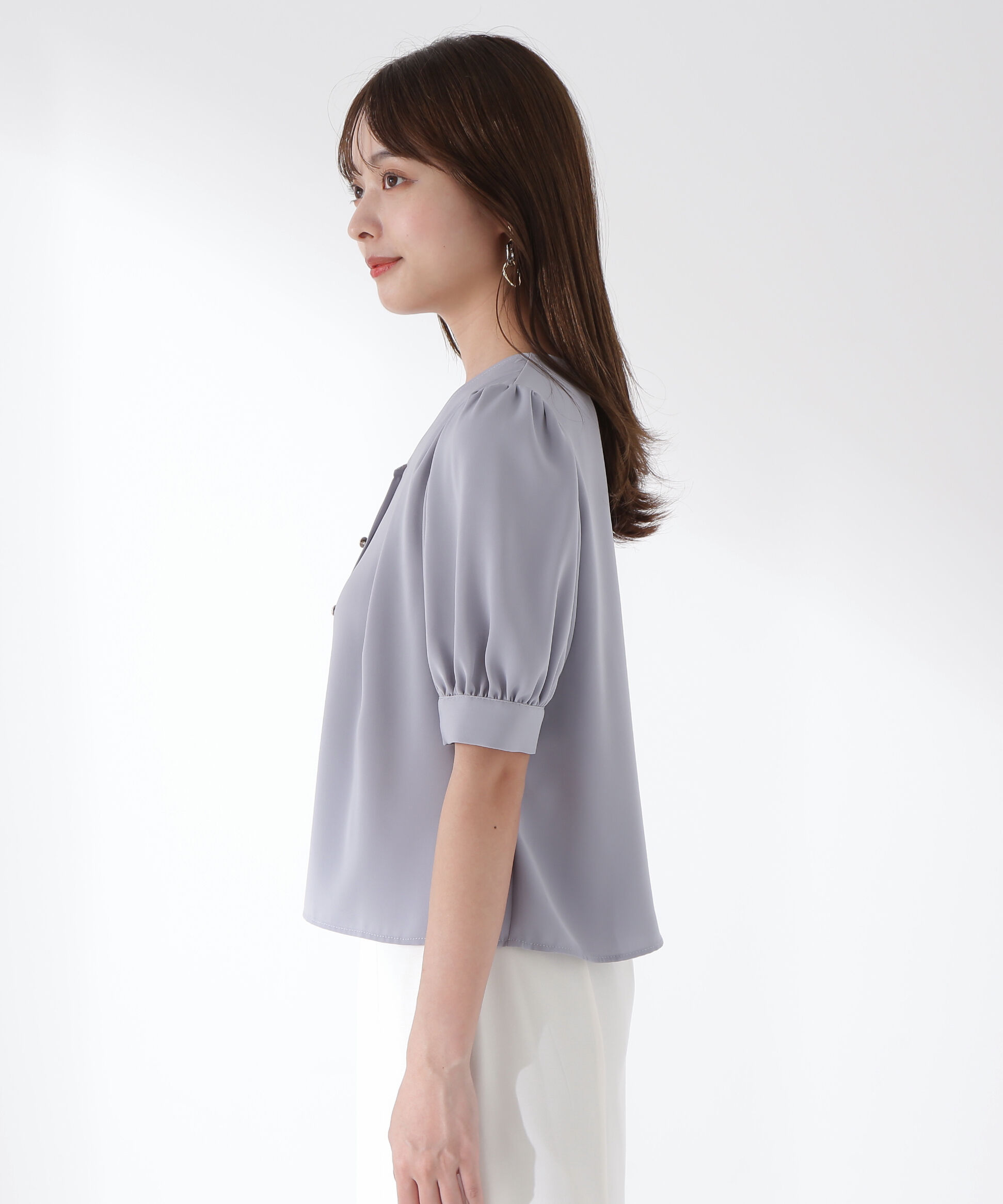 PROPORTION BODY DRESSING「キラボタンブラウス」|シャツ・ブラウス|