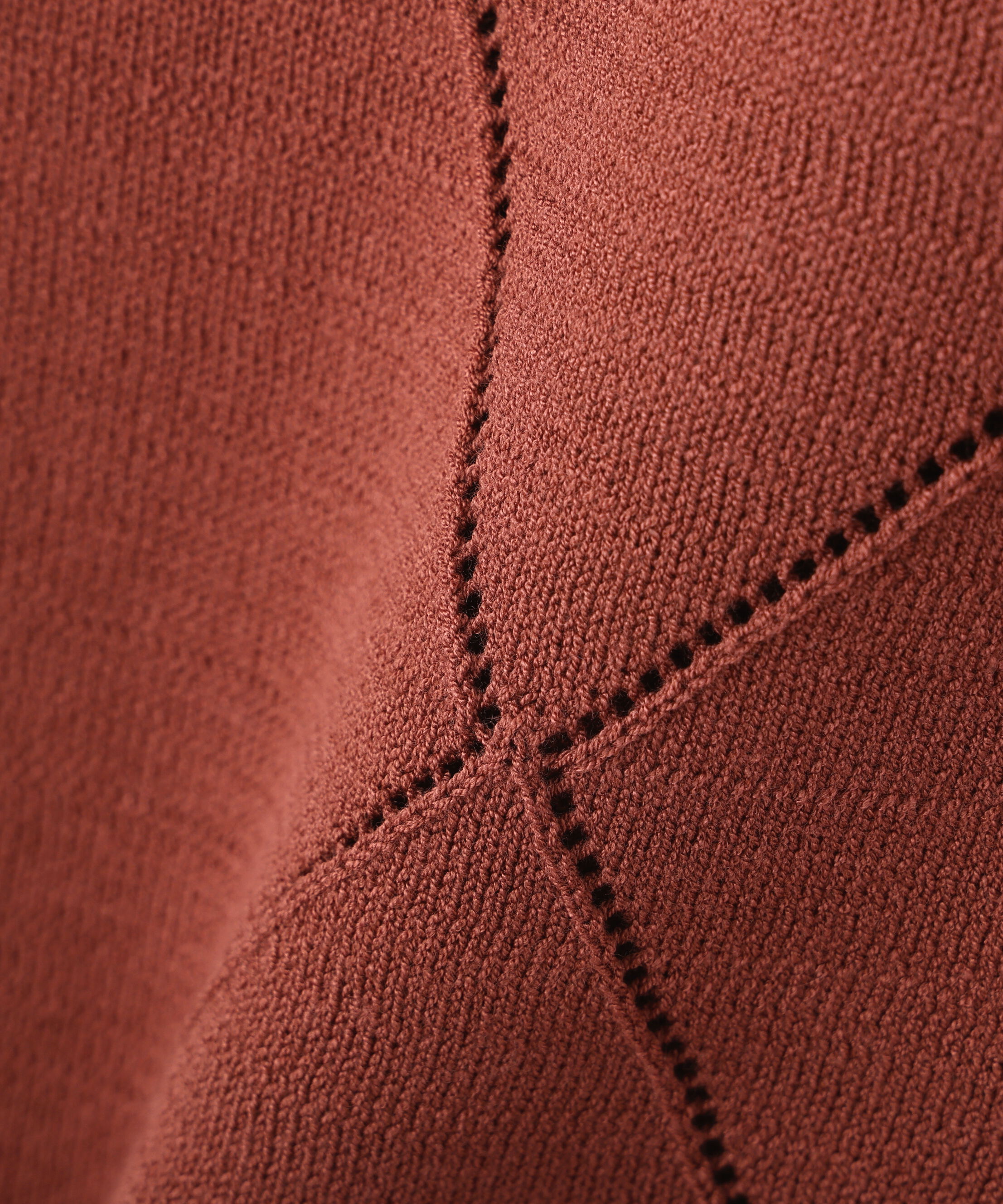 PROPORTION BODY DRESSING「＜ハンドウォッシャブル＞ダイヤ柄半袖ニット 25AW」|ニット・セーター|