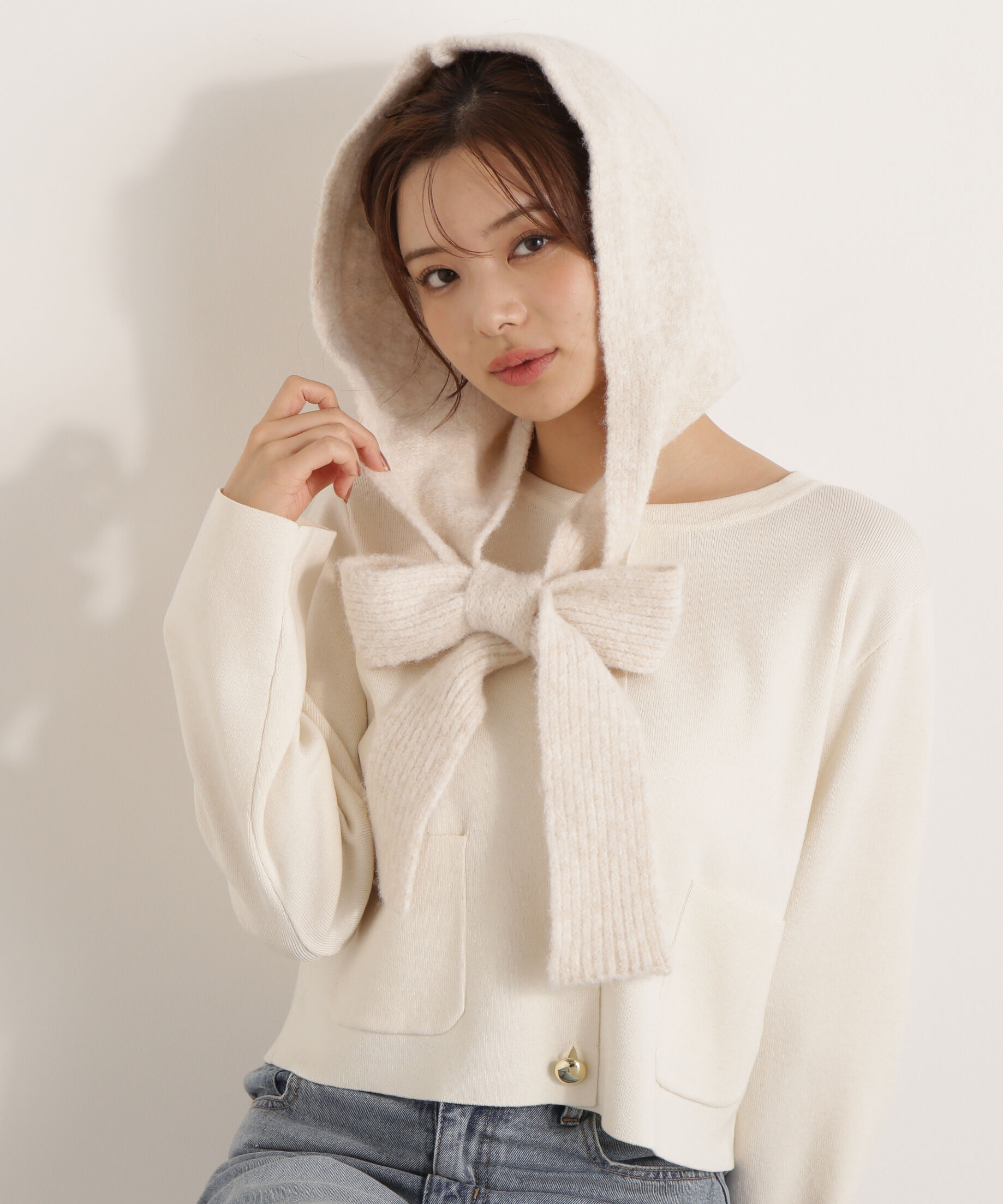 PROPORTION BODY DRESSING「ニットフード」|その他|