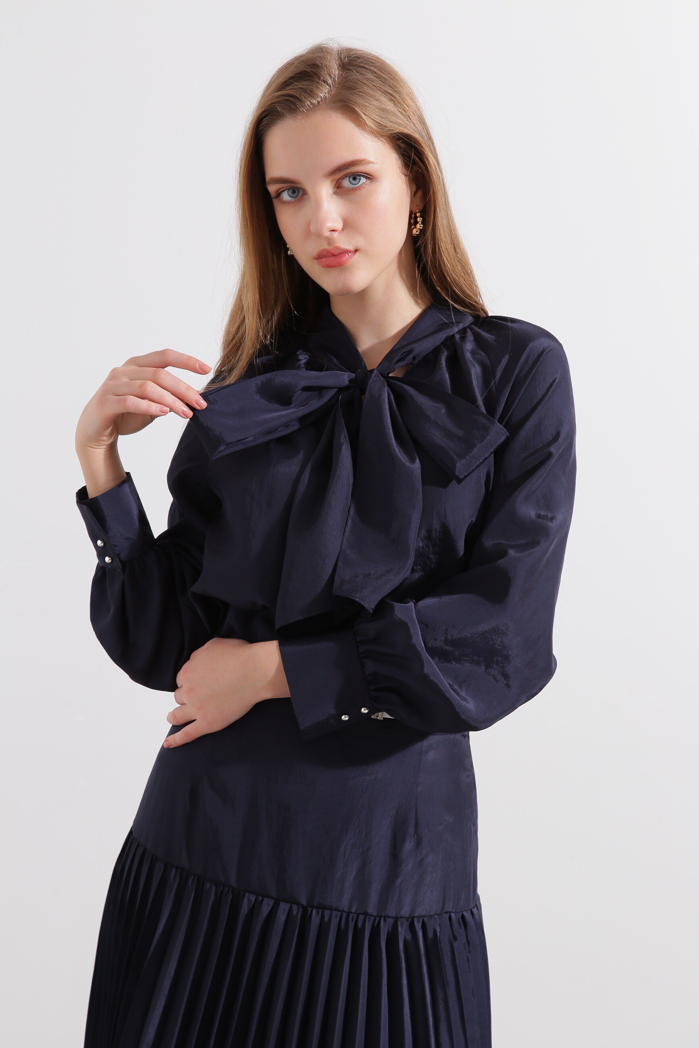  「◆ラグランボウタイブラウス」|シャツ・ブラウス|