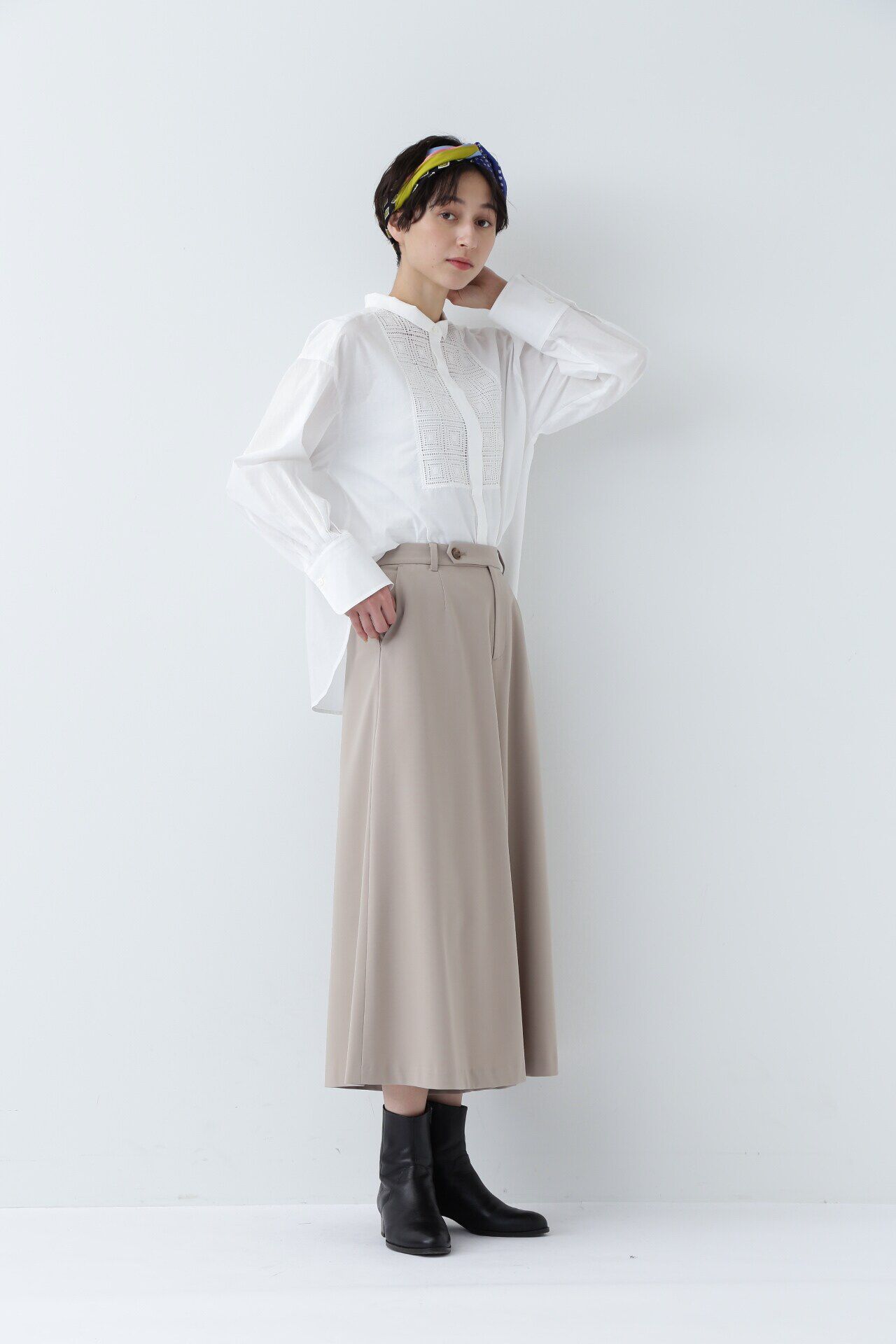  「◆レースドッキングハオリブラウス」|シャツ・ブラウス|