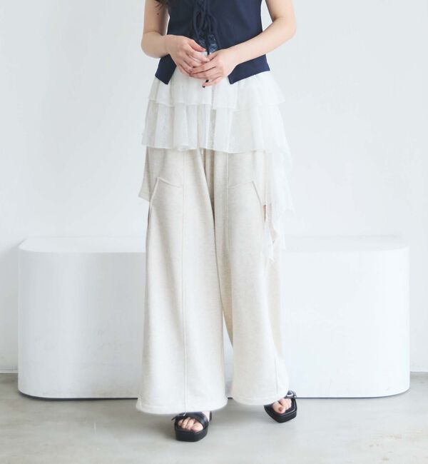 archives「カットアウト裏毛パンツ」|チノ|