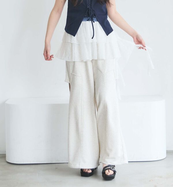 archives「カットアウト裏毛パンツ」|チノ|