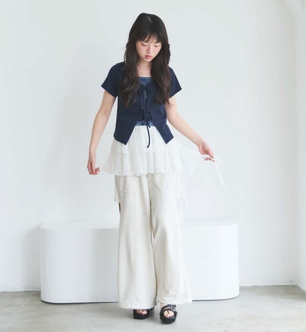 archives「カットアウト裏毛パンツ」|チノ|