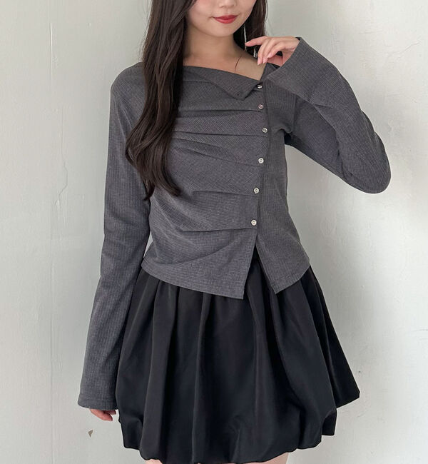 archives「２ｗａｙアシメボタンカットＴＯＰＳ」|Tシャツ・カットソー|