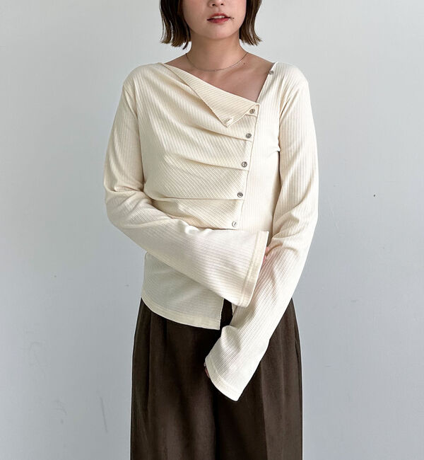 archives「２ｗａｙアシメボタンカットＴＯＰＳ」|Tシャツ・カットソー|