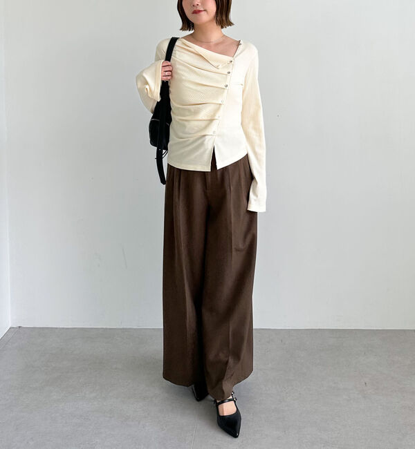 archives「２ｗａｙアシメボタンカットＴＯＰＳ」|Tシャツ・カットソー|