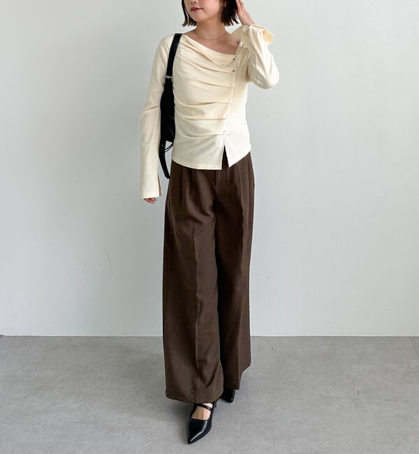 archives「２ｗａｙアシメボタンカットＴＯＰＳ」|Tシャツ・カットソー|