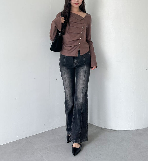 archives「２ｗａｙアシメボタンカットＴＯＰＳ」|Tシャツ・カットソー|