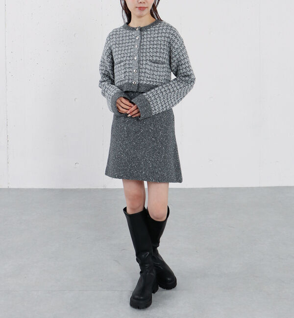 archives「ツイードニットカーディガン&times;ミニキャミワンピＳＥＴ」|チュニック|