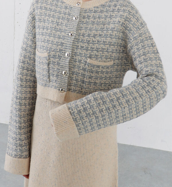 archives「ツイードニットカーディガン&times;ミニキャミワンピＳＥＴ」|チュニック|