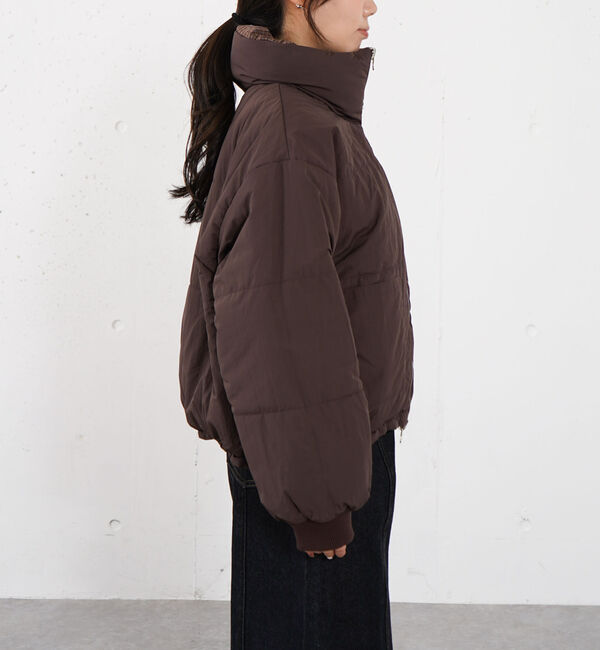 archives「チェックリバ－シブル中綿ブルゾン」|その他|