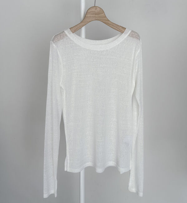 Doux archives「フィンガーホールシアーリブロンＴ／」|Tシャツ・カットソー|