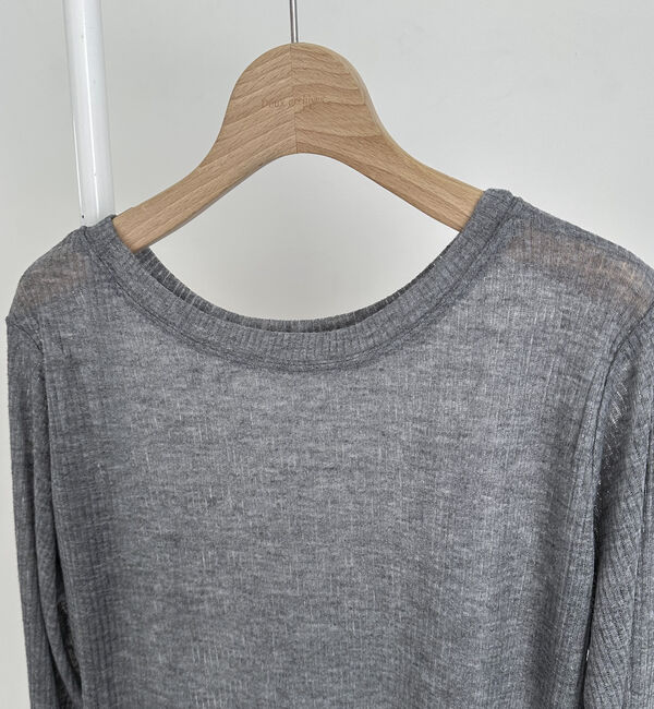 Doux archives「フィンガーホールシアーリブロンＴ／」|Tシャツ・カットソー|