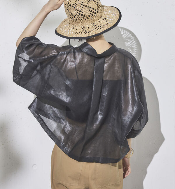 Doux archives「シアーチンツドルマンシャツ」|シャツ・ブラウス|