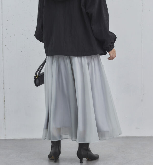 Doux archives「切替ギャザースカート」|スカート|