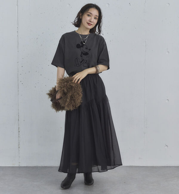 Doux archives「切替ギャザースカート」|スカート|