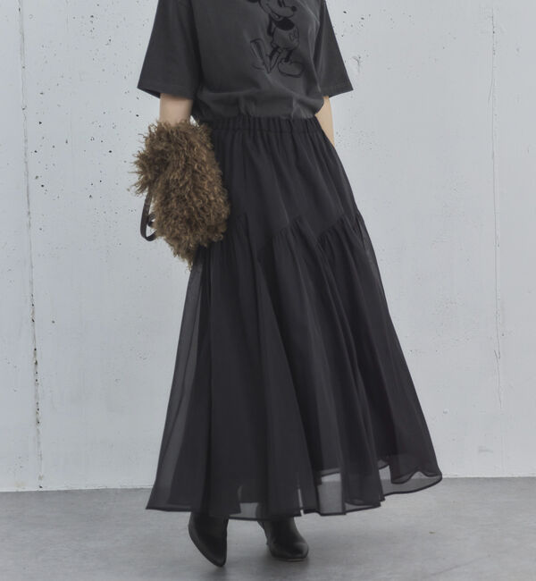 Doux archives「切替ギャザースカート」|スカート|