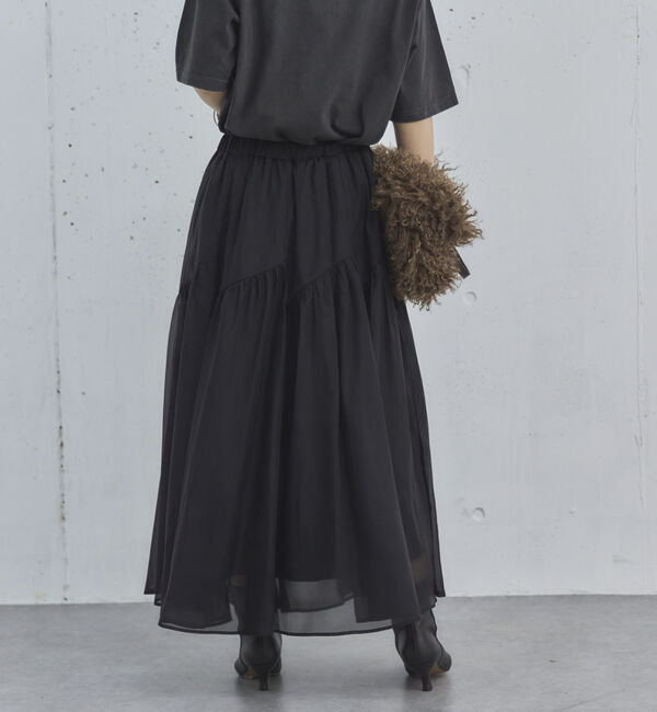 Doux archives「切替ギャザースカート」|スカート|