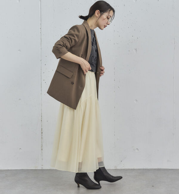 Doux archives「切替ギャザースカート」|スカート|